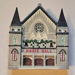 Vintage Dickens Keepsake Porcelain House - Music Hall